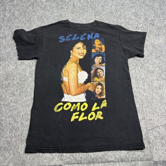 SELENA Tops - Official Selena Como La Flor Vintage T-Shirt Graphic Band Tee Music Merch Size S